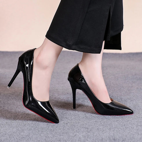 Elegant Pointed Toe Stiletto Pumps for Women - Office and Career Essentials